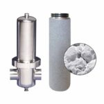 Vapor y Condensado – Filtro Culinario con retención de partículas de 1/2/5 micras, serie ASF.